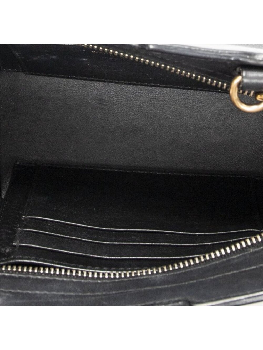 Saint Laurent Yves Monogram Cabas Black Calfskin Leather Messenger Bag - Picture 9 of 10